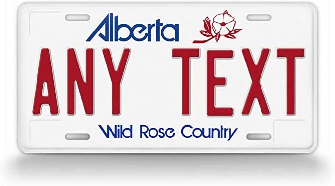Alberta plate