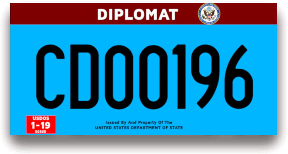 Diplomat plate