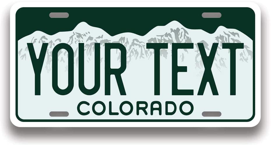 Colorado plate