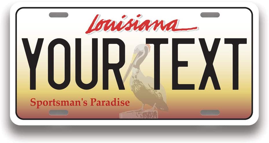 Louisiana plate