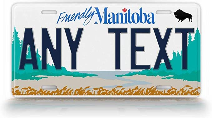 Manitoba plate