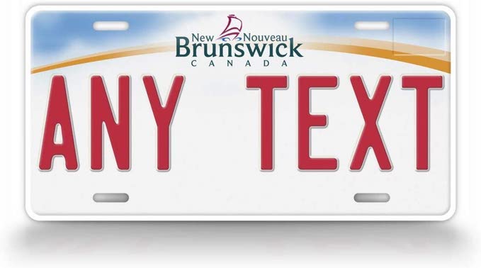 New Brunswick plate