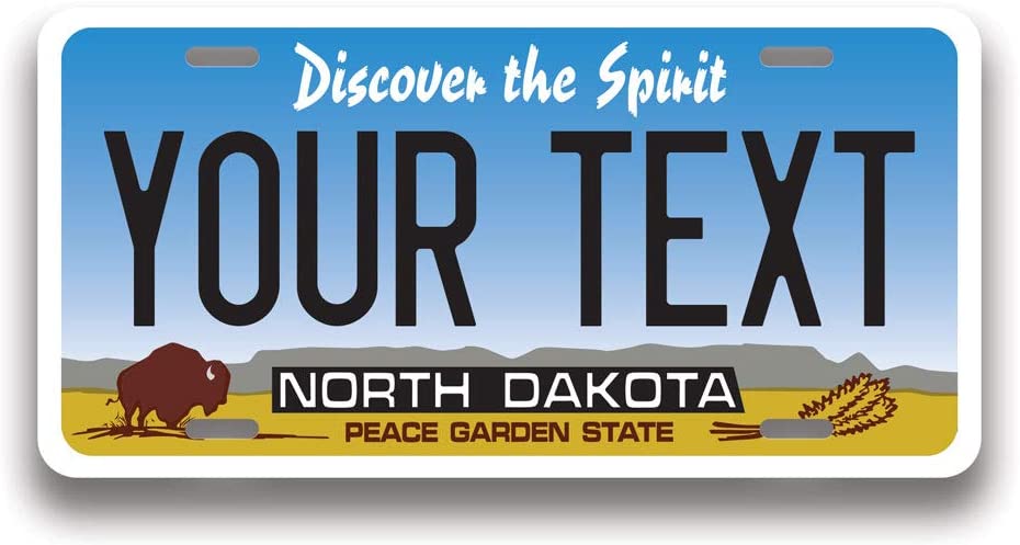 North Dakota plate