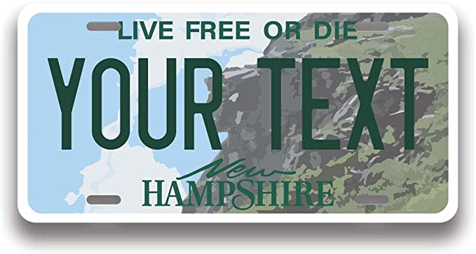 New Hampshire plate