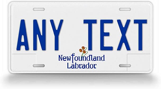Newfoundland and Labrador plate
