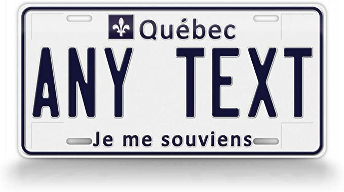 Quebec plate