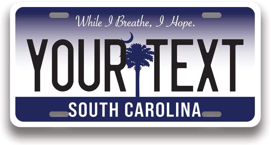 South Carolina plate