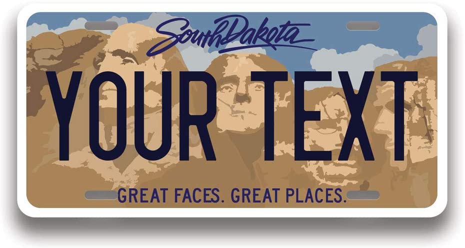 South Dakota plate