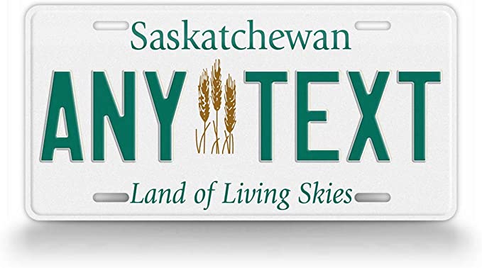 Saskatchewan plate