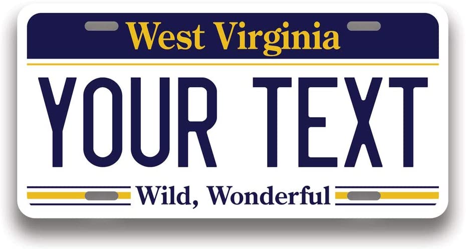 West Virginia plate